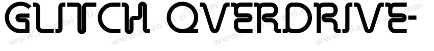Glitch Overdrive字体转换